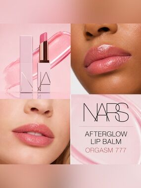 NARS Afterglow Lip Balm Orgasm 777 | Hydrating Pink Shimmer Balm